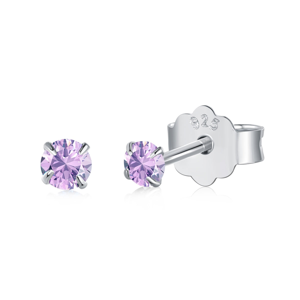 [Am jewelry]Delicate Solitaire Earrings