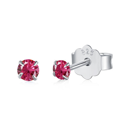 [Am jewelry]Delicate Solitaire Earrings