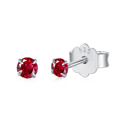 [Am jewelry]Delicate Solitaire Earrings