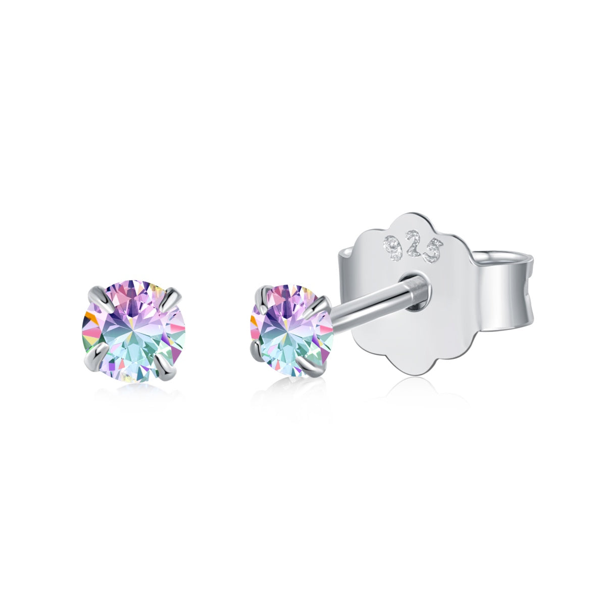 [Am jewelry]Delicate Solitaire Earrings