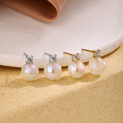[Am jewelry]Symphony Mermaid Pearl Earrings