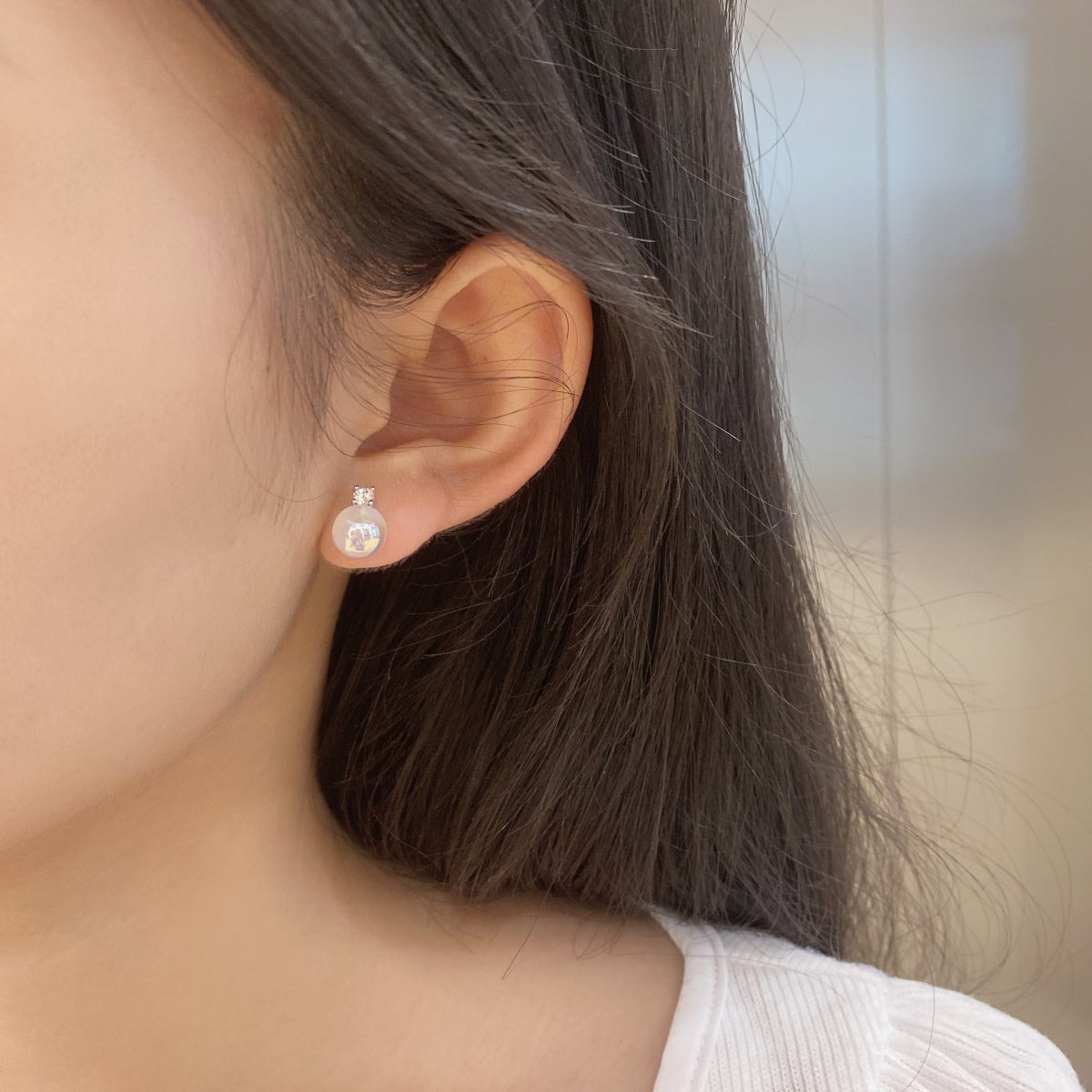 [Am jewelry]Symphony Mermaid Pearl Earrings