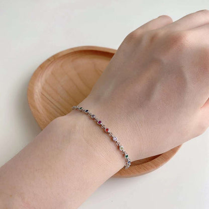 [Am jewelry]Colorful Bead Array Bracelet