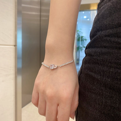 [Am jewelry]Dazzling Unique Multi Shape Lover Bracelet