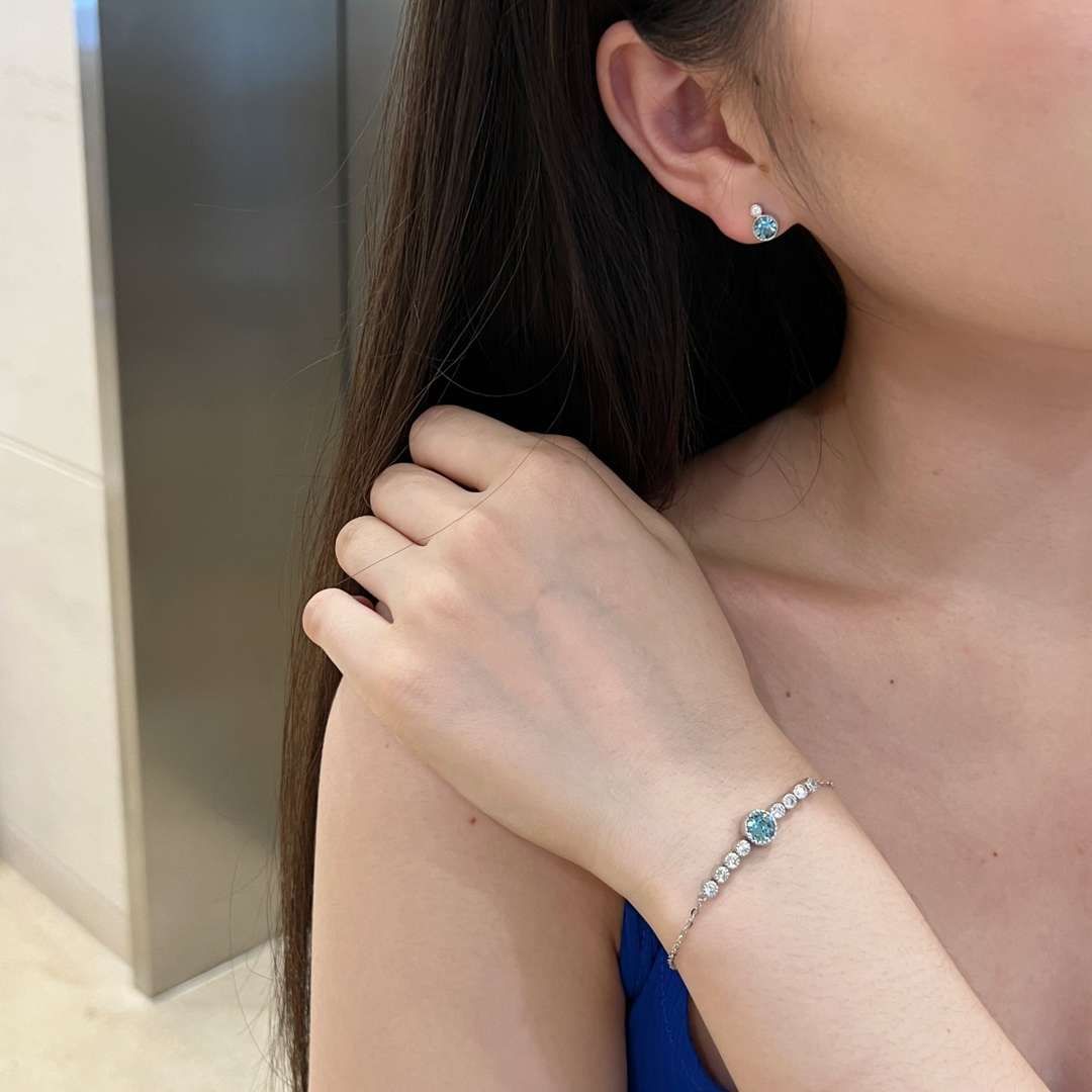 [Am jewelry]Luxurious Heart Of The Ocean Bracelet