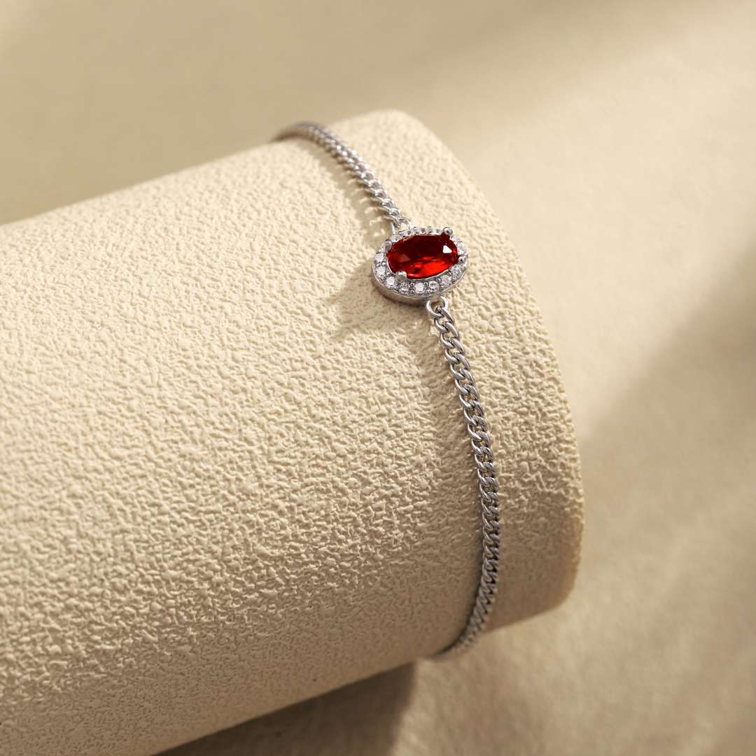 [Am jewelry]Exquisite Oval Shape Bracelet