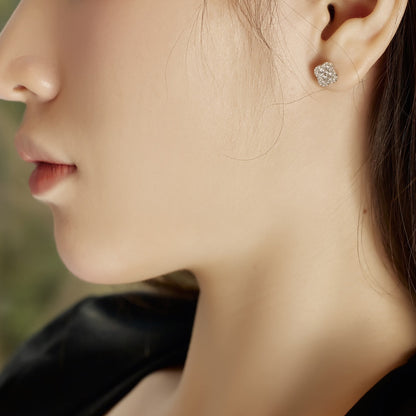 [Am jewelry]Four-Leaf Clover Flower Shaped Earrings