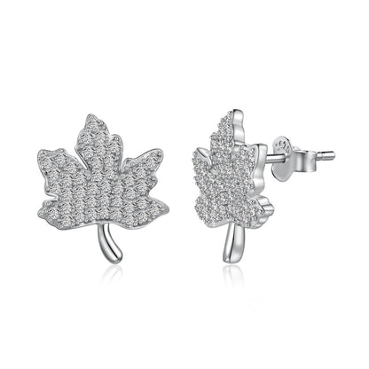 [Am jewelry]Exquisite Maple Leaf Design Earrings