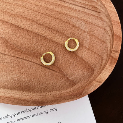 [Am jewelry]Delicate Versatile Daily Earrings