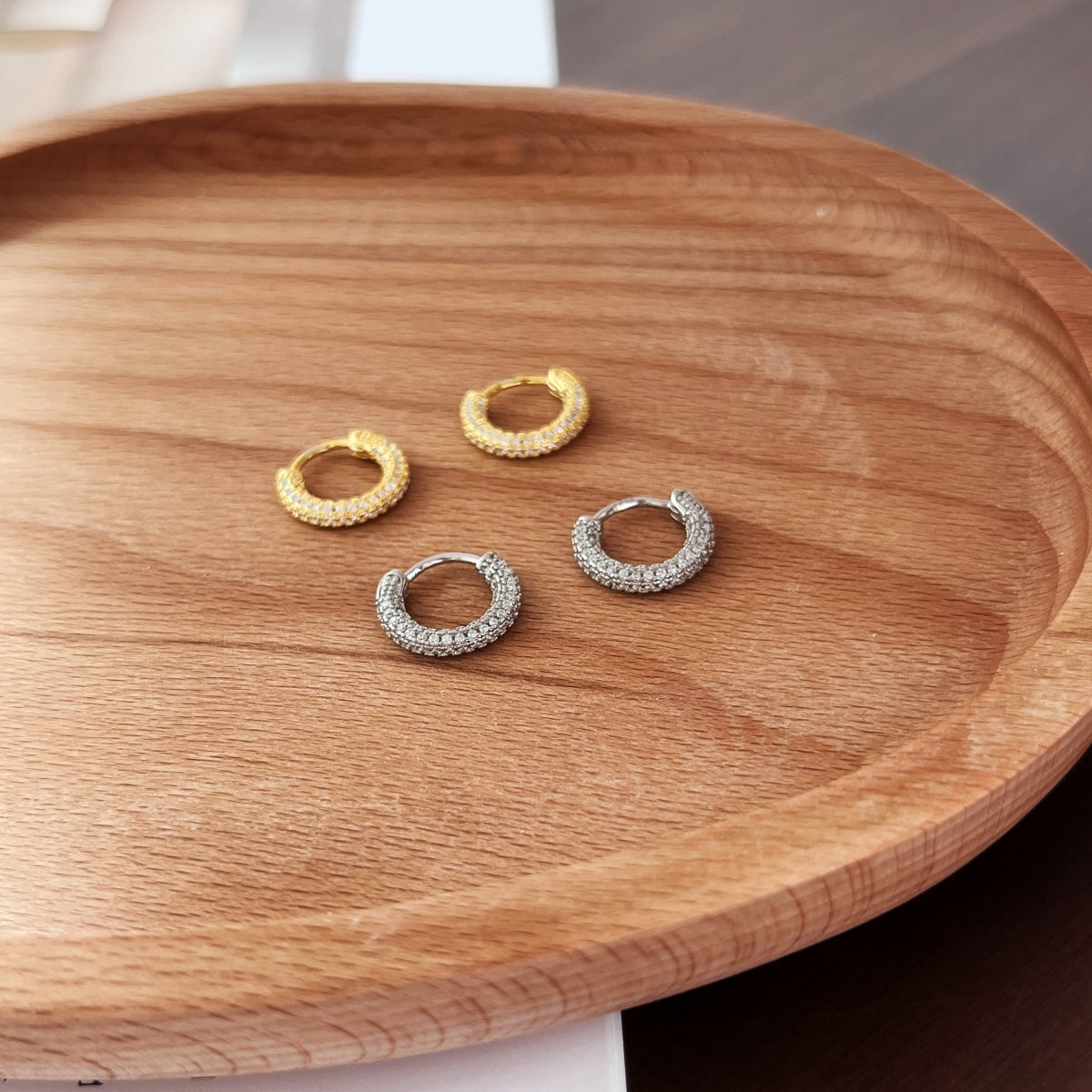 [Am jewelry]Delicate Versatile Daily Earrings