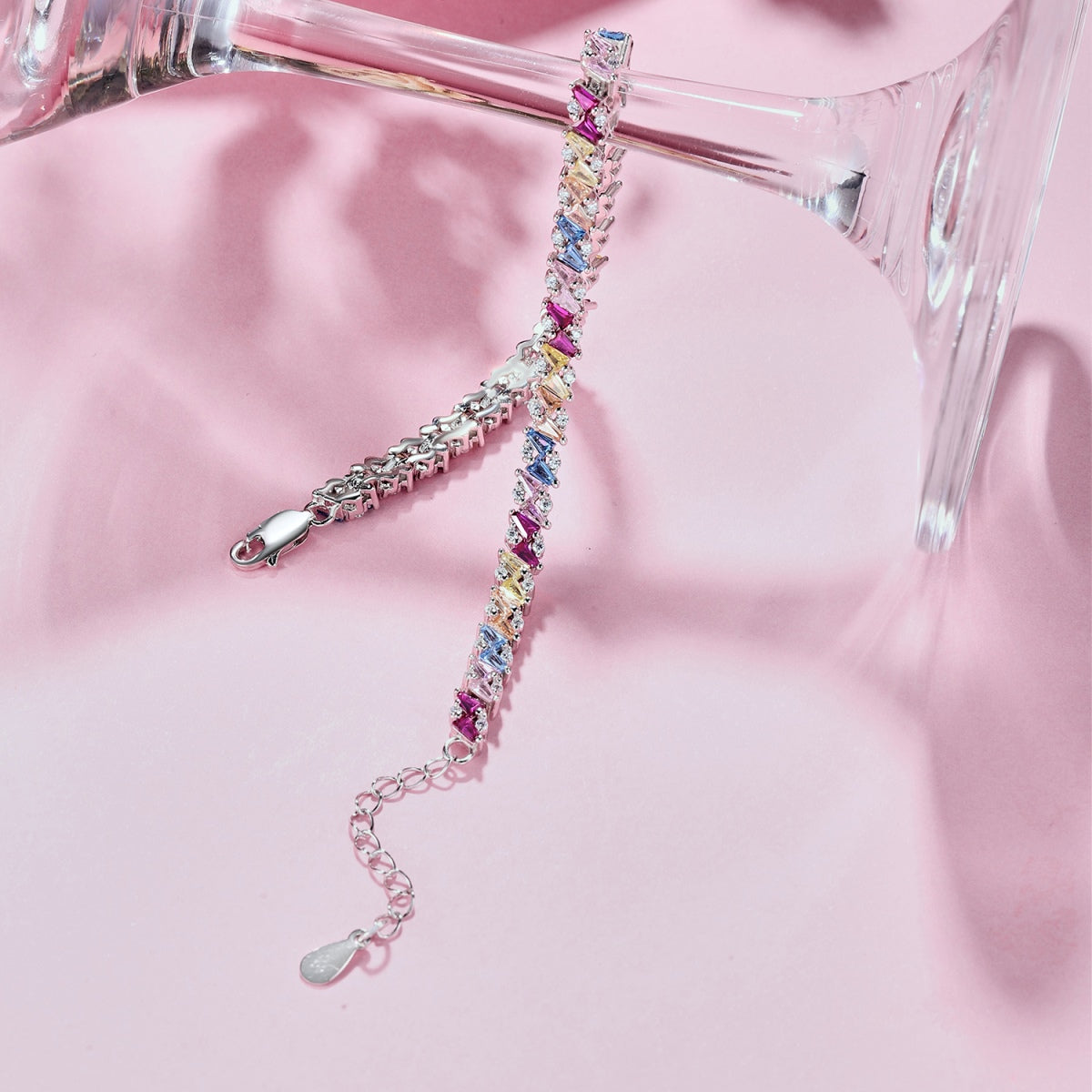 [Am jewelry]Ornate Sparkling Multi Cut Party Bracelet