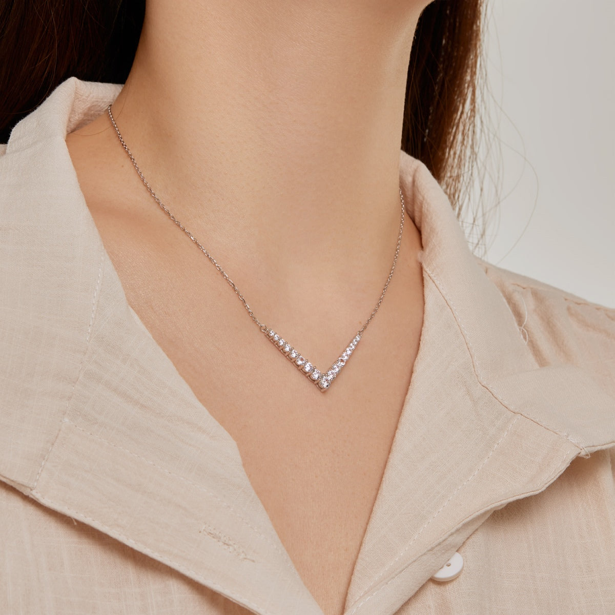 [Am jewelry]Ornate Round Cut Necklace
