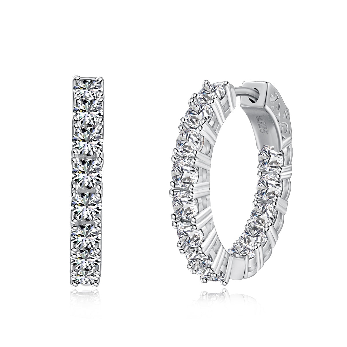 [Am jewelry]Unique Round Cut Daily Earrings