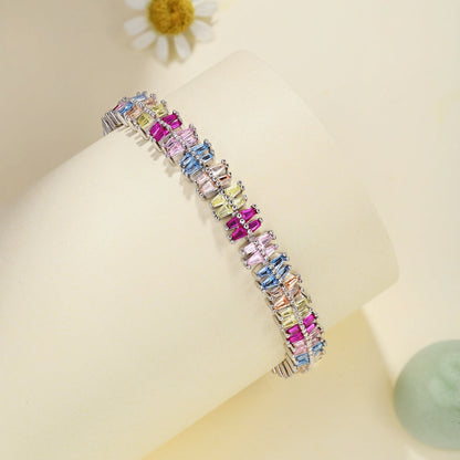 [Am jewelry]Sparkling Exquisite Multi Cut Party Bracelet