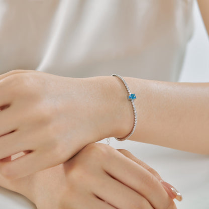 [Am jewelry]0.75 Carat Exquisite Oval Cut Daily Bracelet