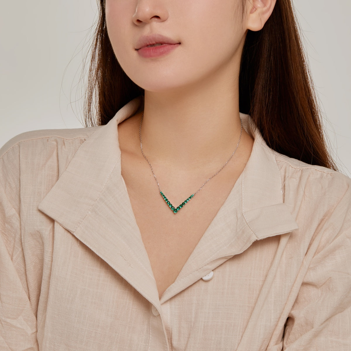 [Am jewelry]Ornate Round Cut Necklace