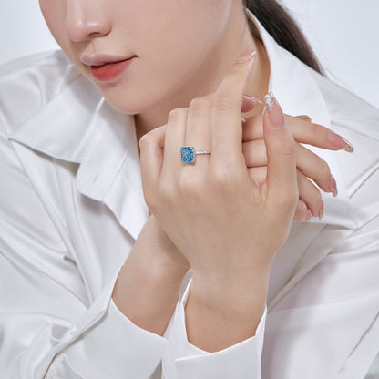 [Am jewelry]4.0 Carat Luxurious Engagement Ring