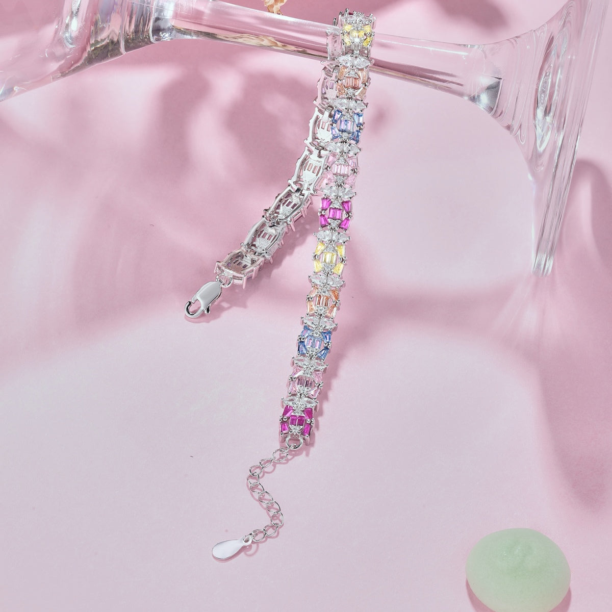 [Am jewelry]Delicate Colorful Multi Cut Party Bracelet