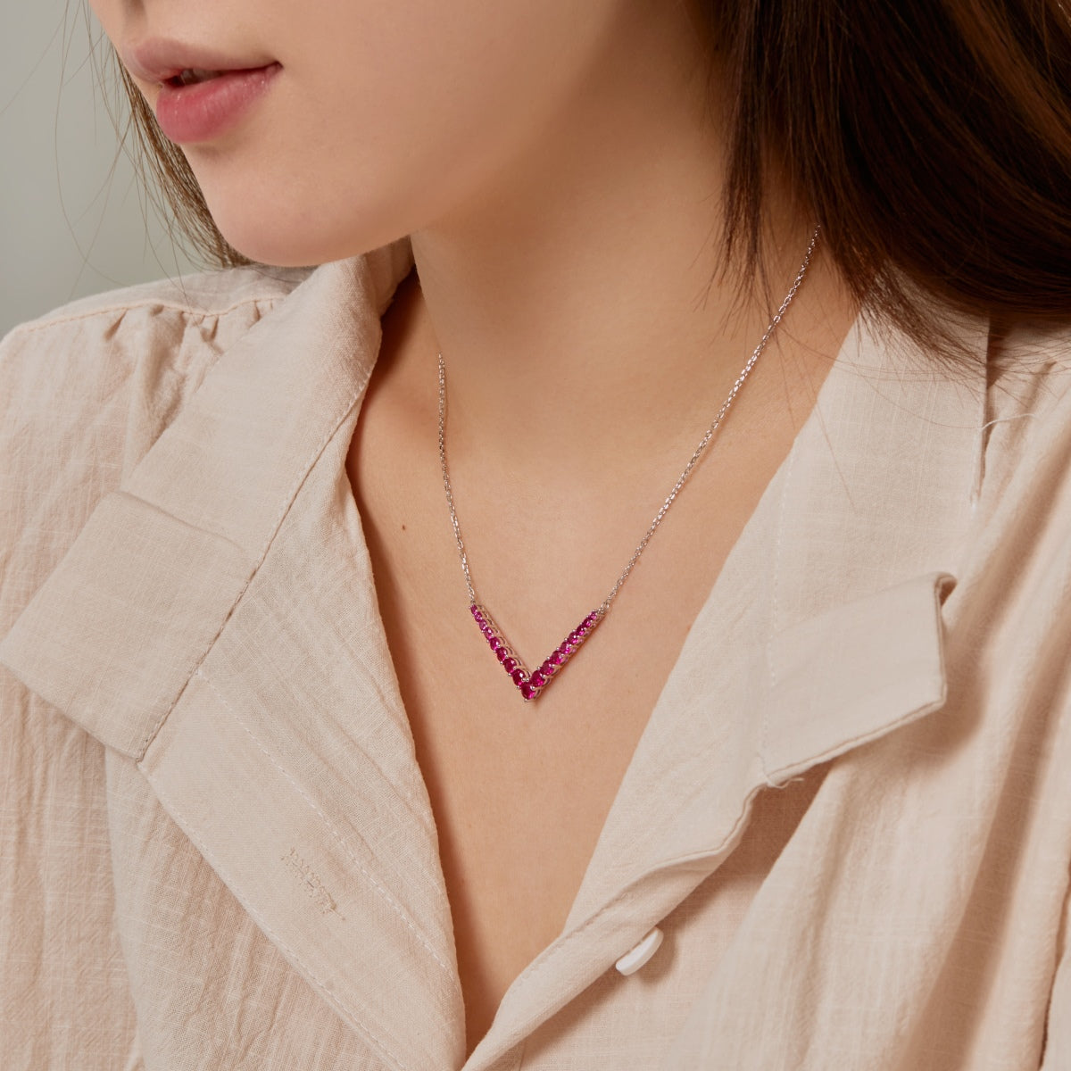 [Am jewelry]Ornate Round Cut Necklace