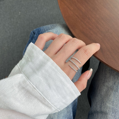 [Am jewelry]Unique Vibrant Entangle Daily Ring