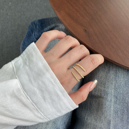 [Am jewelry]Unique Vibrant Entangle Daily Ring