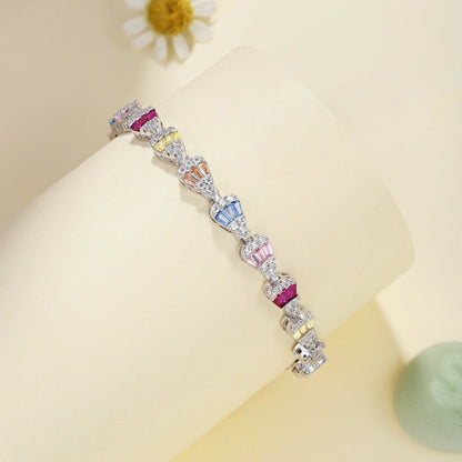 [Am jewelry]Radiant Water Drop Shape Daily Bracelet