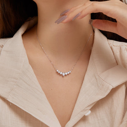 [Am jewelry]Dainty Colorful Heart Necklace