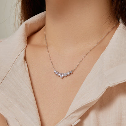 [Am jewelry]Dainty Colorful Heart Necklace