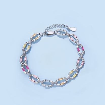 [Am jewelry]Dazzling Colorful Daily Bracelet