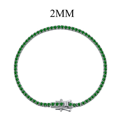 [Am jewelry]Radiant Colorful Round Cut Party Bracelet