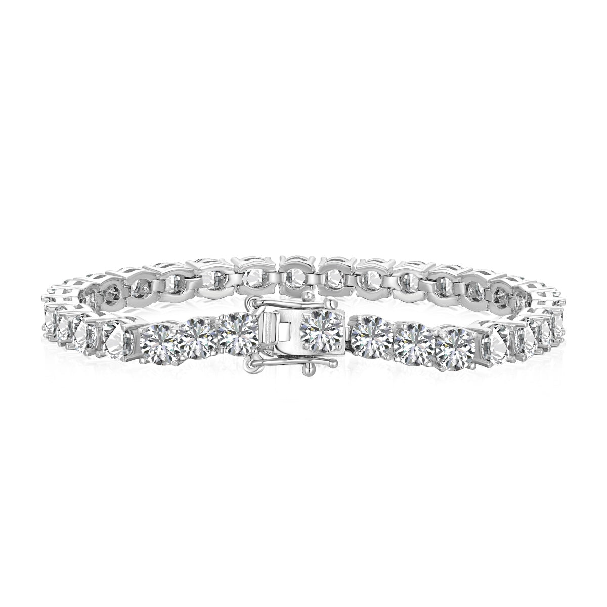 [Am jewelry]Ornate Sparkling Round Cut Wedding Bracelet