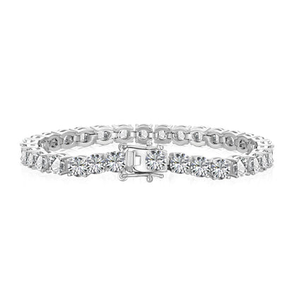 [Am jewelry]Ornate Sparkling Round Cut Wedding Bracelet