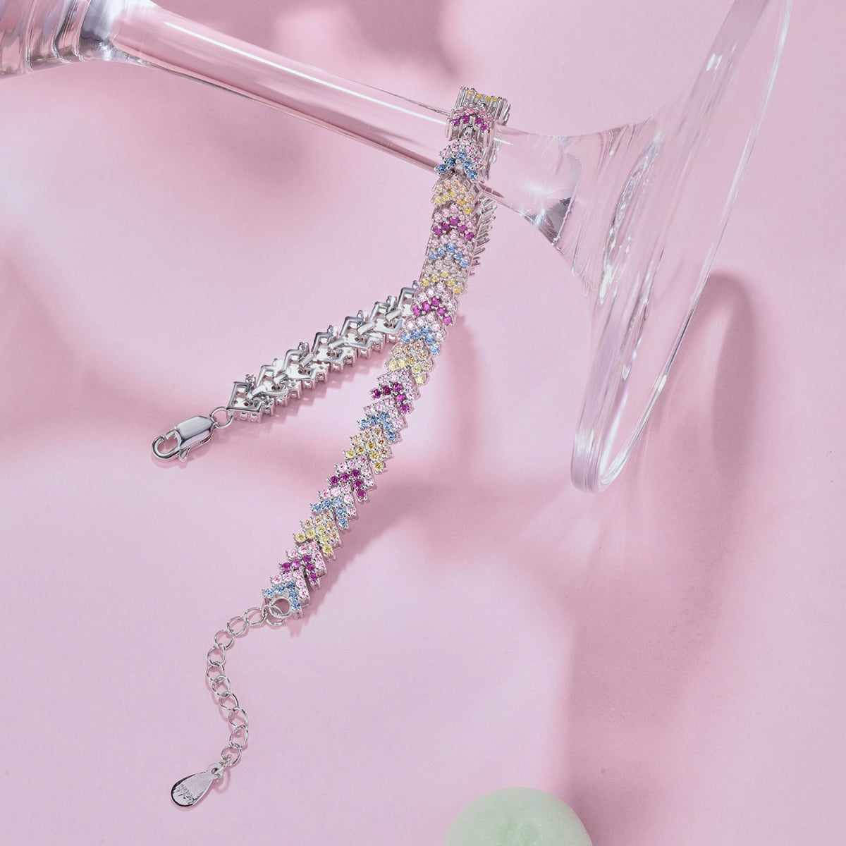 [Am jewelry]Ornate Sparkling Round Cut Party Bracelet