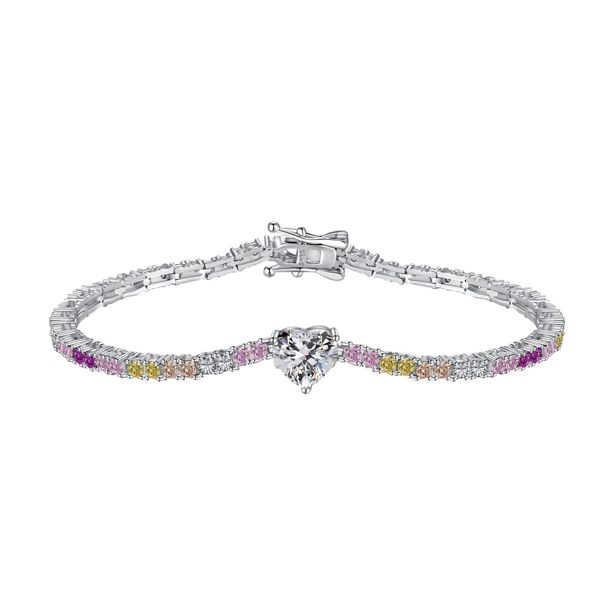 [Am jewelry]Delicate Romantic Heart Shape Lover Bracelet