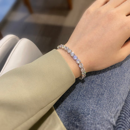 [Am jewelry]0.75 Carat Dazzling Round Cut Wedding Bracelet