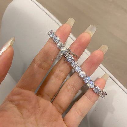 [Am jewelry]Ornate Sparkling Round Cut Wedding Bracelet