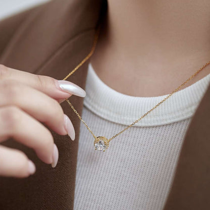 [Am jewelry]Luxurious Round Cut Necklace