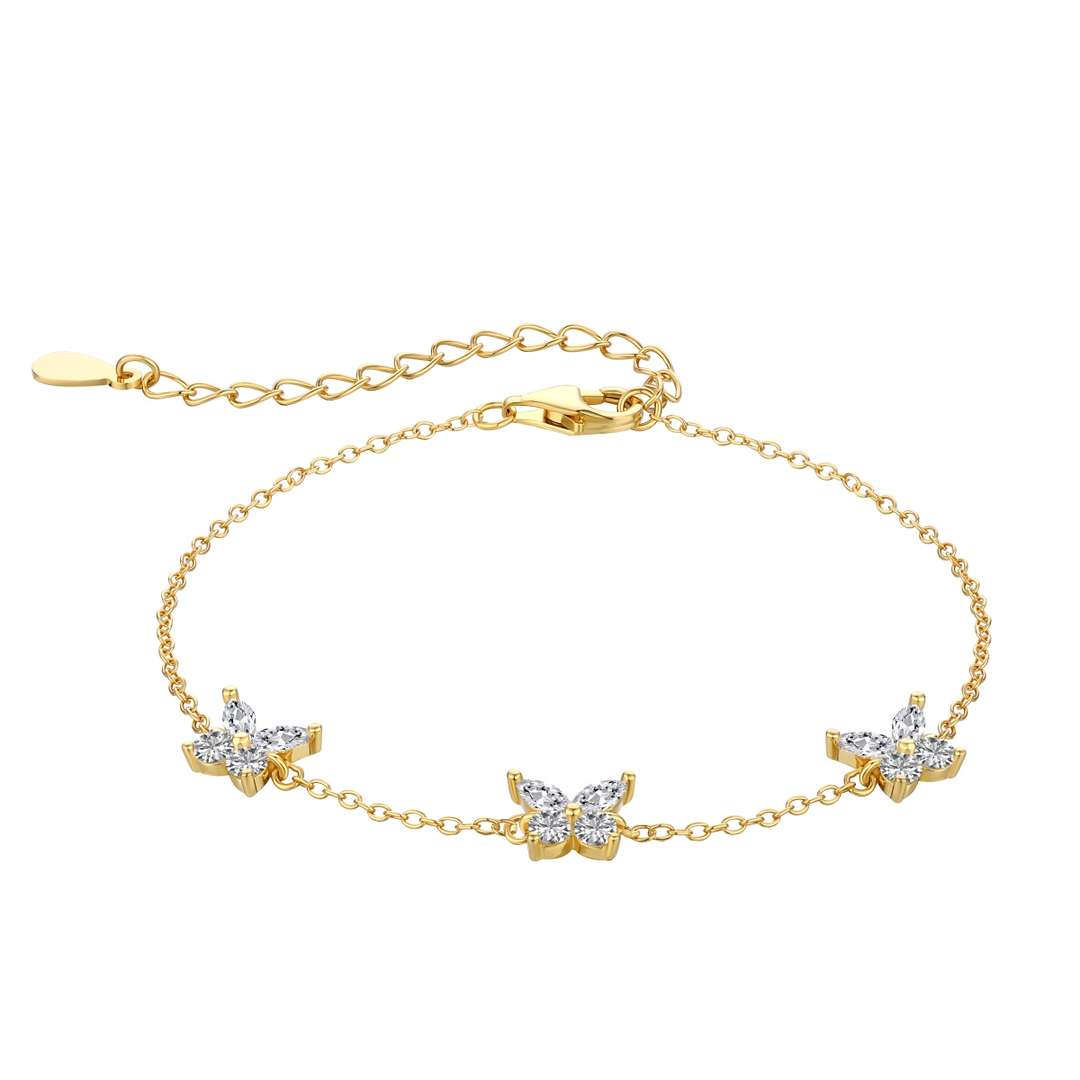 [Am jewelry]Radiant Butterfly Shape Necklace