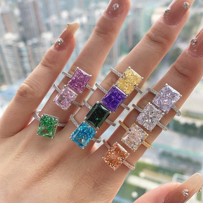 [Am jewelry]4.0 Carat Luxurious Engagement Ring