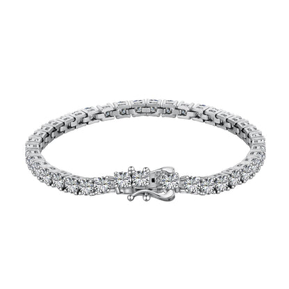 [Am jewelry]Luxurious Ornate Round Cut Tennis Bracelet