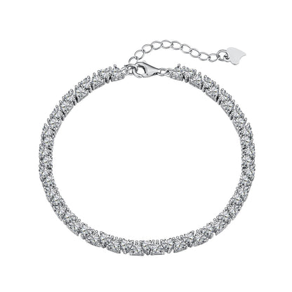 [Am jewelry]Dazzling Romantic Heart Shape Lover Bracelet