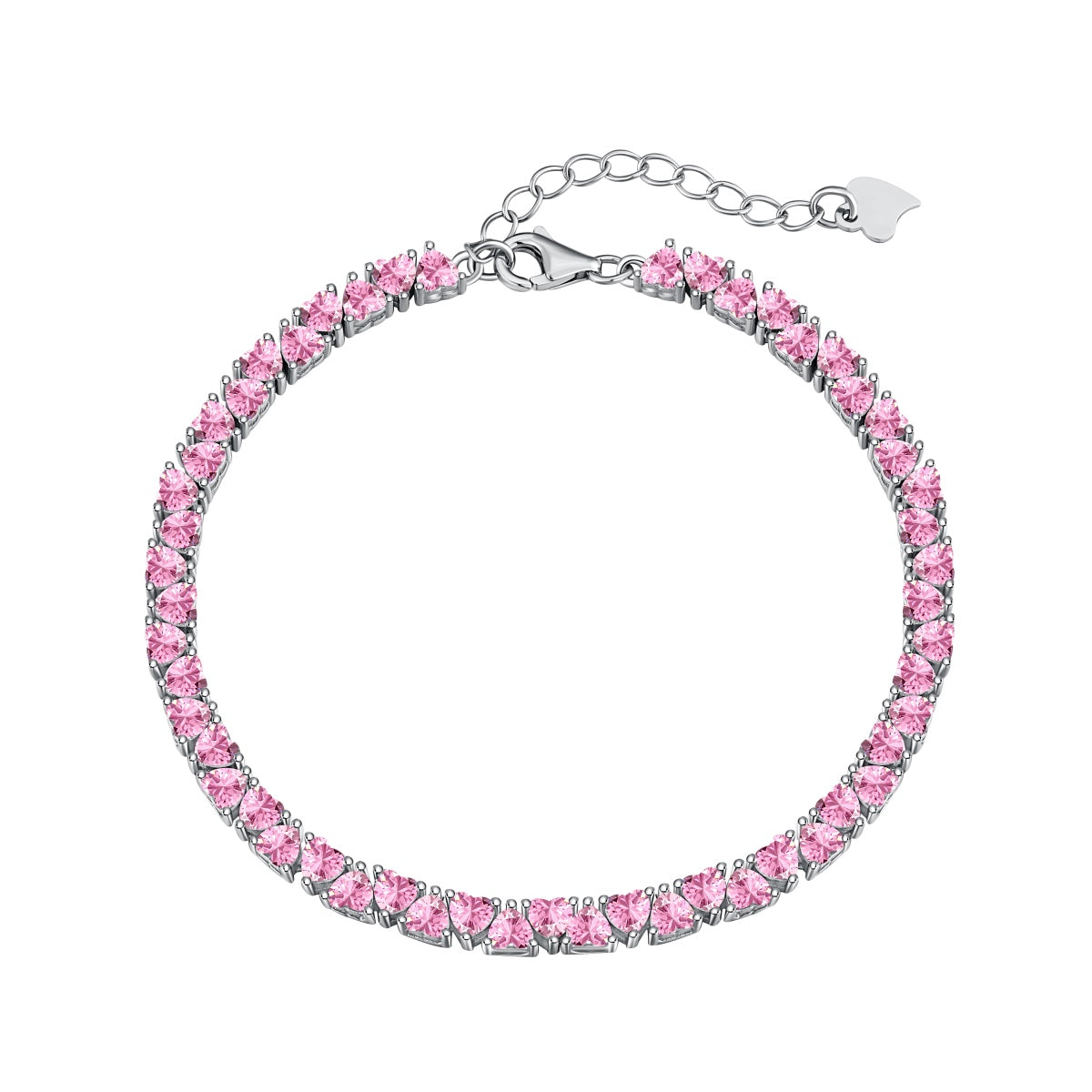 [Am jewelry]Dazzling Romantic Heart Shape Lover Bracelet