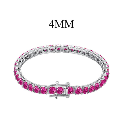 [Am jewelry]Radiant Colorful Round Cut Party Bracelet