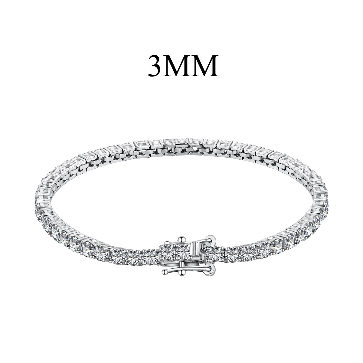 [Am jewelry]Radiant Colorful Round Cut Party Bracelet
