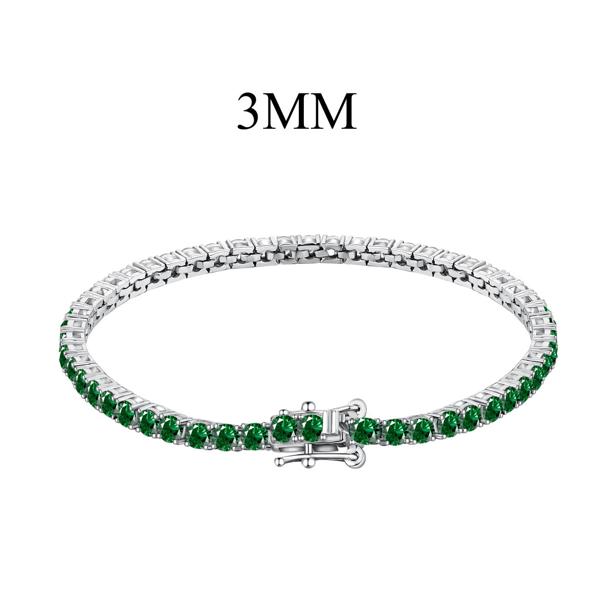 [Am jewelry]Radiant Colorful Round Cut Party Bracelet