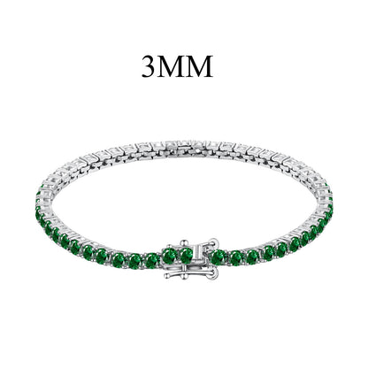 [Am jewelry]Radiant Colorful Round Cut Party Bracelet