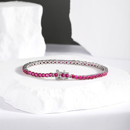 [Am jewelry]Radiant Colorful Round Cut Party Bracelet