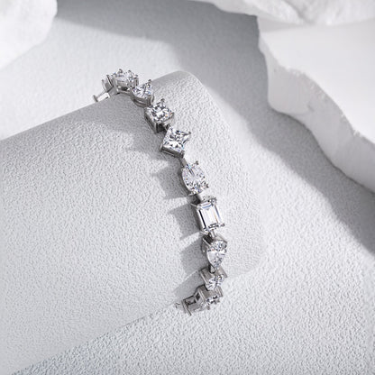 [Am jewelry]Unique Exquisite Multi Cut Daily Bracelet