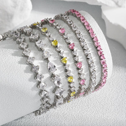 [Am jewelry]Unique Exquisite Multi Cut Daily Bracelet