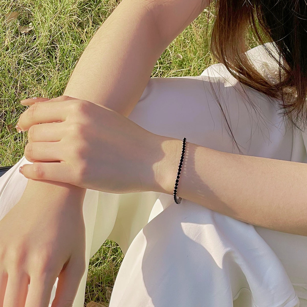 [Am jewelry]Radiant Colorful Round Cut Party Bracelet